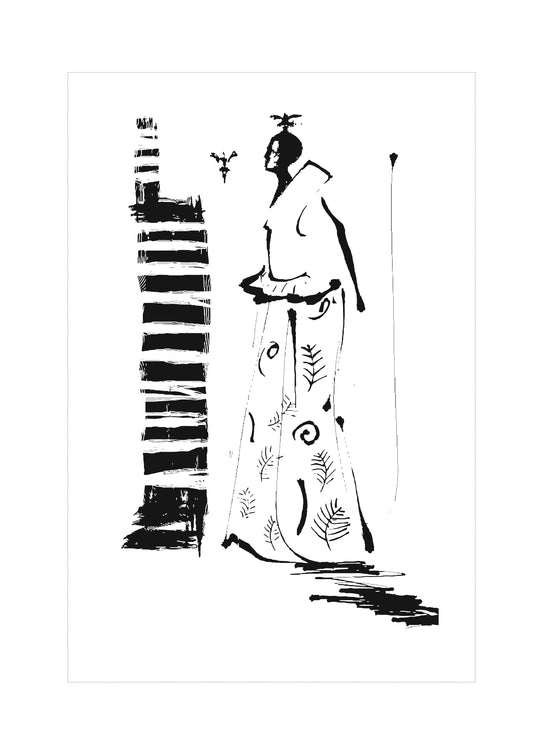 A2 BW VELLUM PRINT SERIES 2(3)