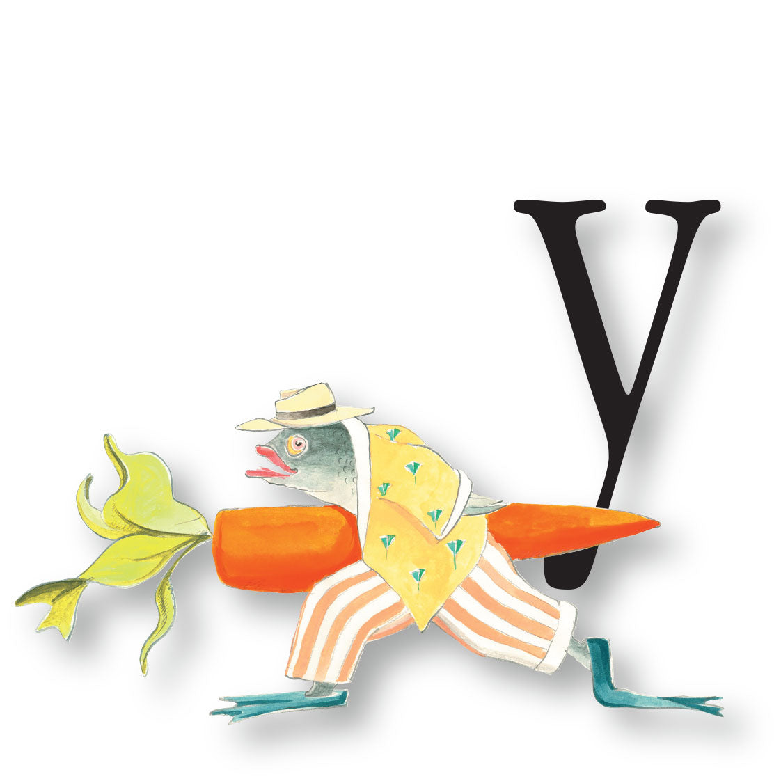 Aritmeticas Alphabet Sticker (y) | Pack of 25 Stickers | Single Print