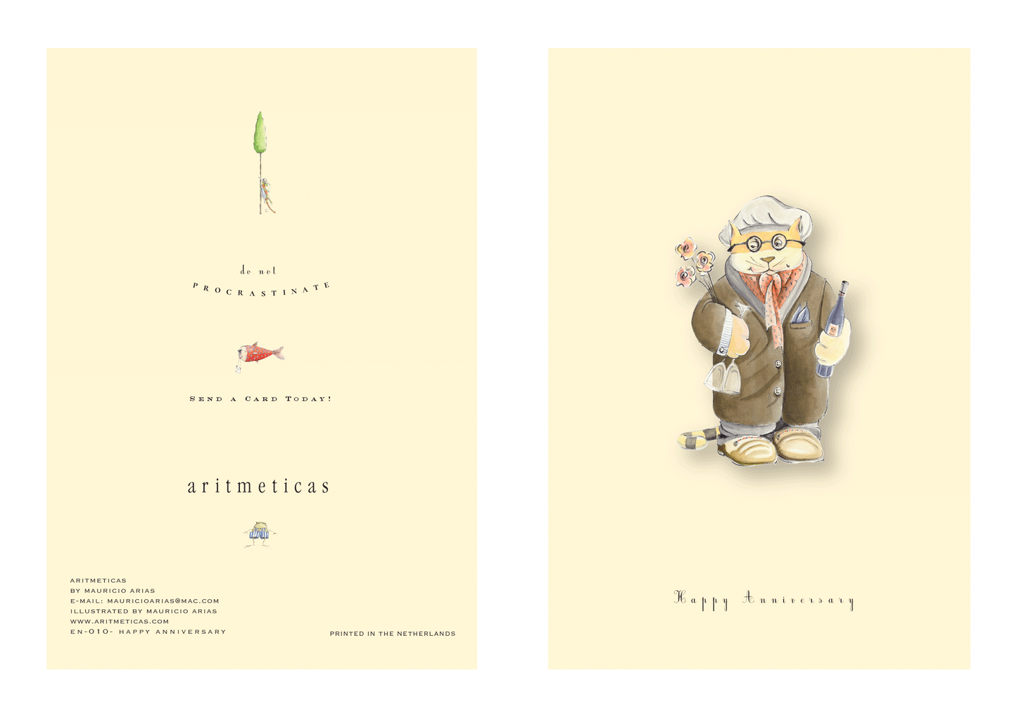 EN-010 " HAPPY ANNIVERSARY "