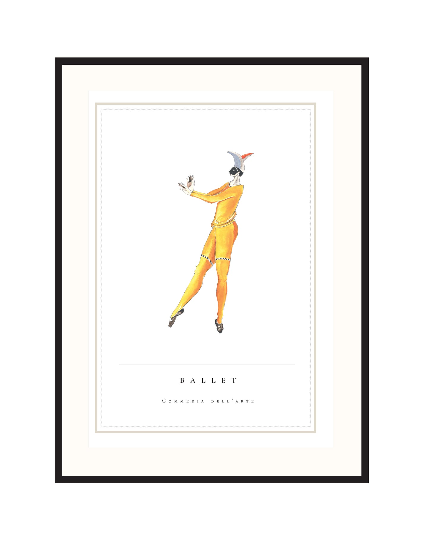 MATTED AND FRAMED PRINT 03-BALLET