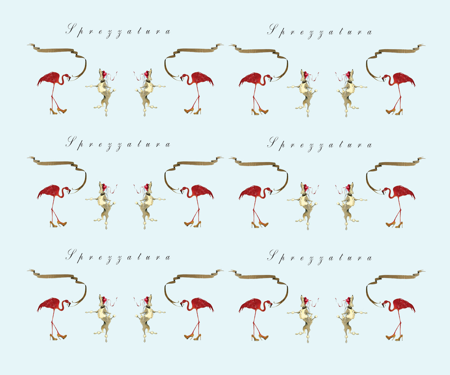 GIFT WRAP SHEETS |GW1-25 SPREZZATURA GIGI PRINT | Pack of 25/50