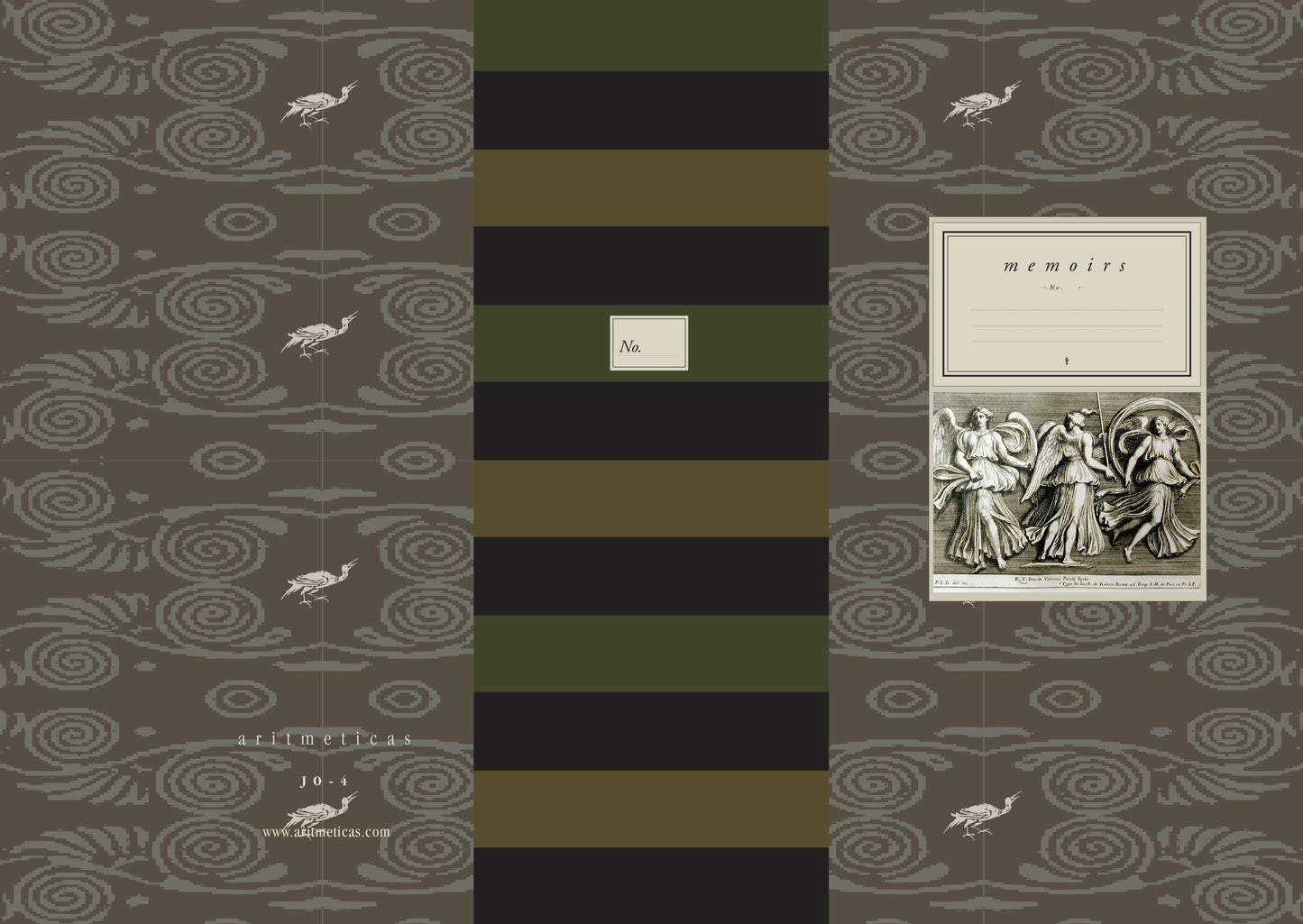 JO-4 JOURNAL BIRD & TWIRLS | Pack of 25
