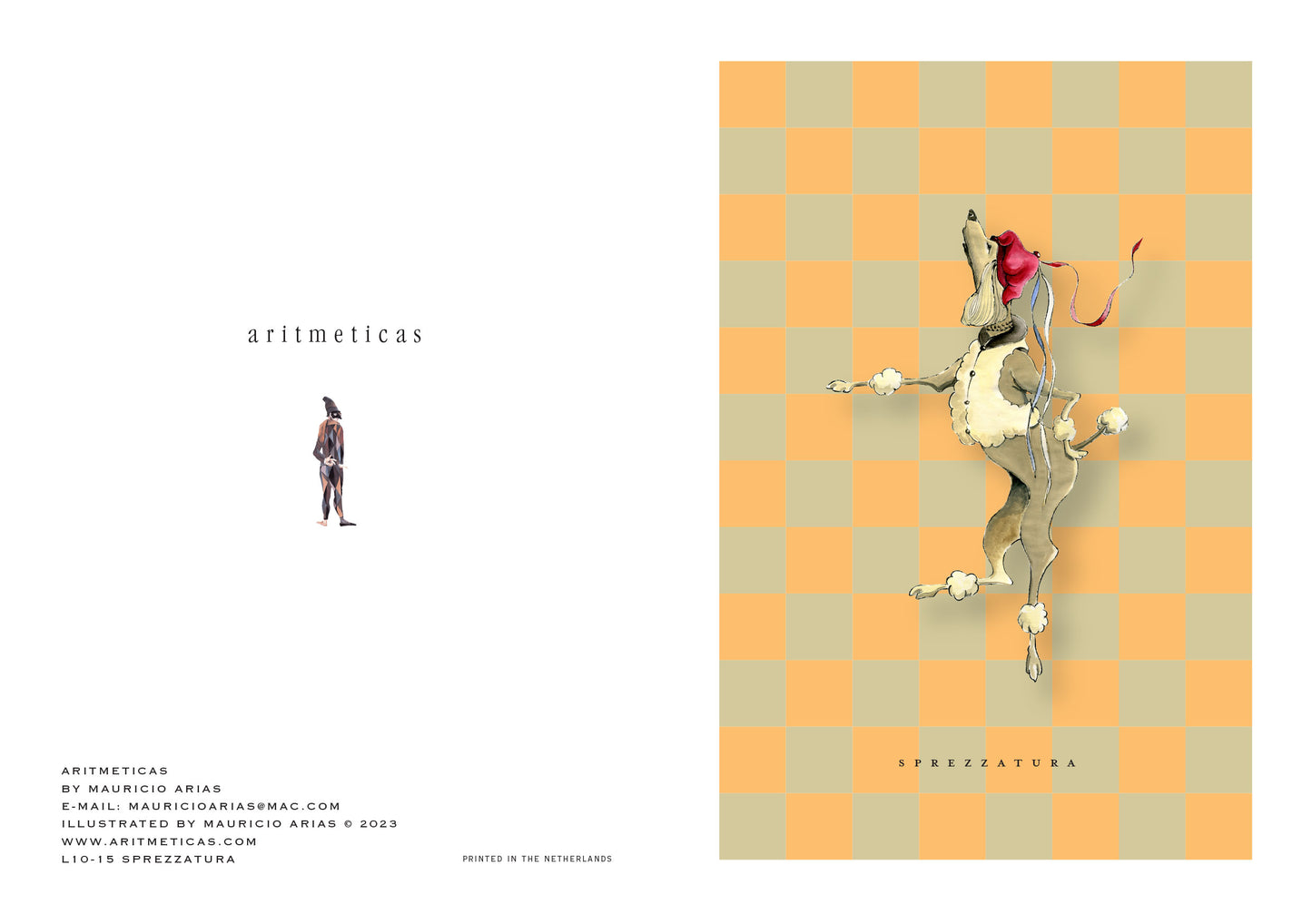 Aritmeticas Greeting Card "Sprezzatura" designed by : Mauricio Arias