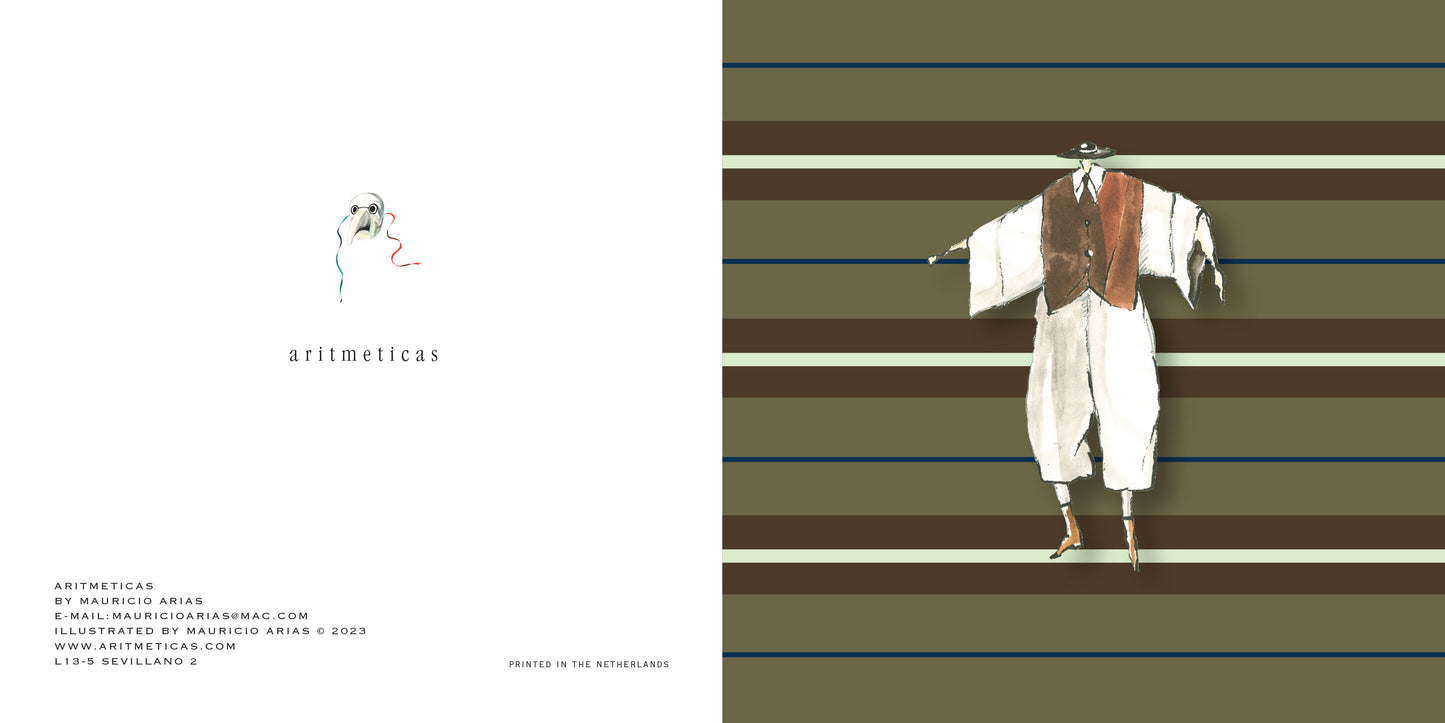 Aritmeticas Greeting Card "Sevillano 2" designed by Mauricio Arias