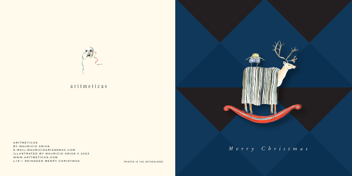 Aritmeticas Holiday Greeting Card designed by Mauricio Arias
