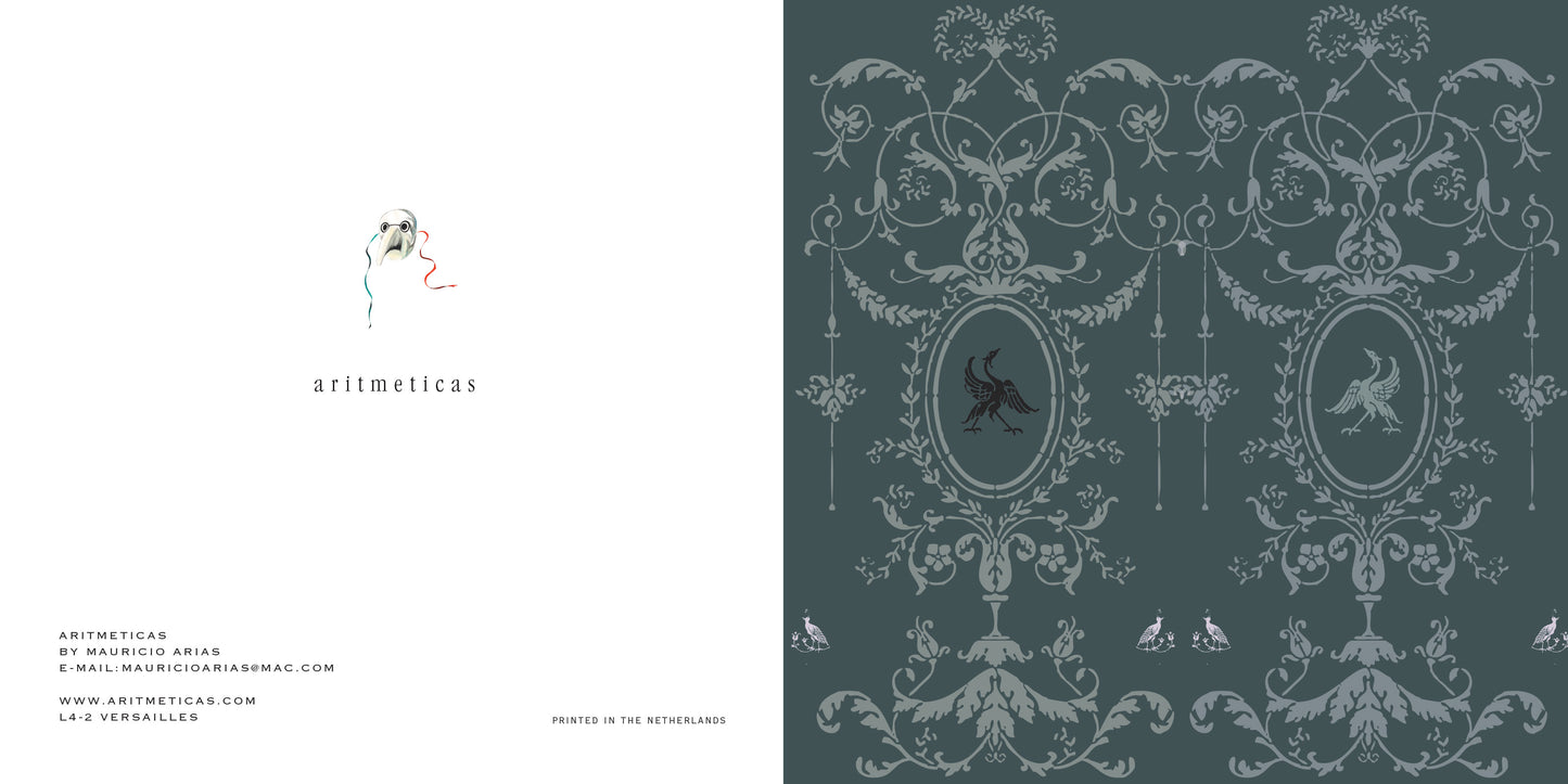 Aritmeticas Greeting Card "Versailles" ~ designed by Mauricio Arias