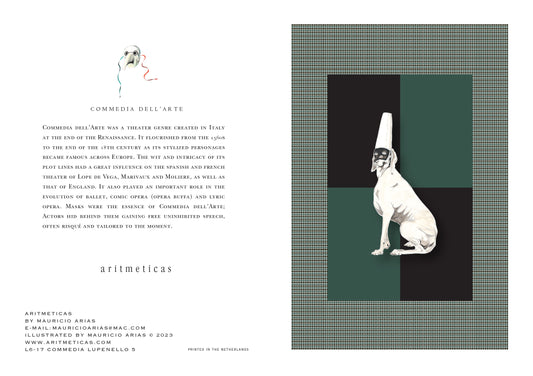 Aritmeticas Greeting Card "Lupenello" ~ designed by Mauricio Arias