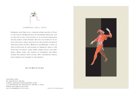 Aritmeticas Greeting Card "Mattasin" ~ designed by Mauricio Arias