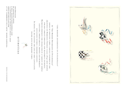 Aritmeticas Greeting Card "Mask carnival" ~ designed by Mauricio Arias