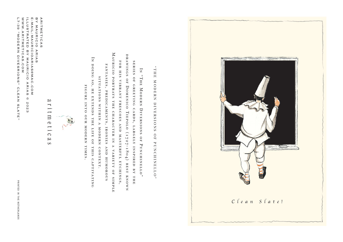 Aritmeticas Greeting Card ~ designed by Mauricio Arias