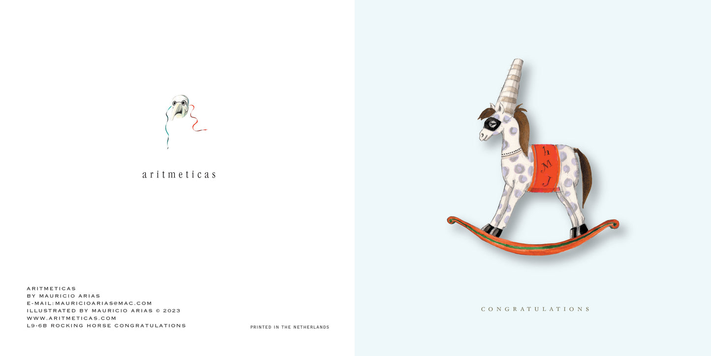 Aritmeticas Congratulations Greeting Card designed by Mauricio Arias