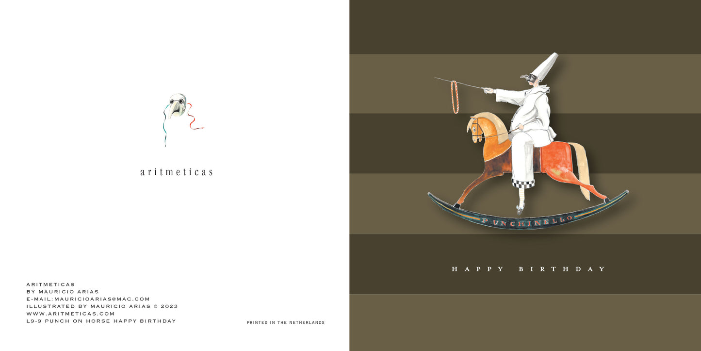 Aritmeticas Birthday Greeting Card designed by Mauricio Arias