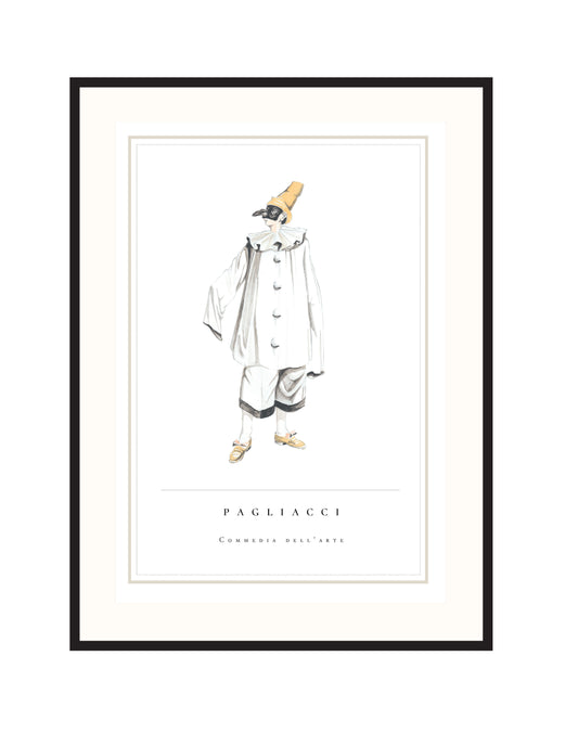 MATTED AND FRAMED PRINT04-PAGLIACCI