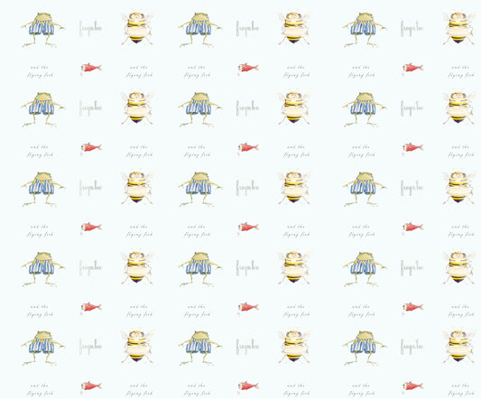 GIFT WRAP SHEETS | GW1-6 FROG 'N BEE | Packof 25/50