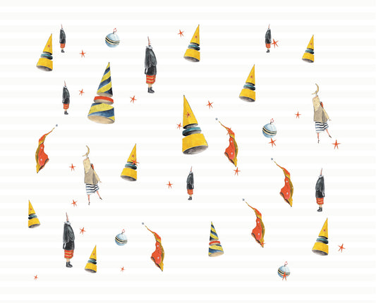 GIFT WRAP SHEETS | G1-10B JESTER XMAS POTPOURRI | Pack of 25/50