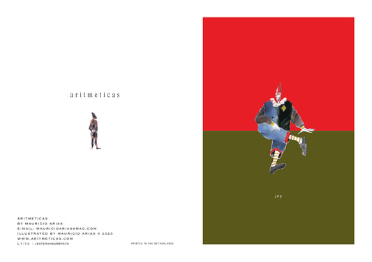 Aritmeticas Christmas Greeting Card "JesterXmas99"~ designed by Mauricio Arias