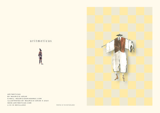 Aritmeticas Greeting Card "Sevillano" designed by Mauricio Arias