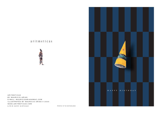 Aritmeticas Birthday Greeting Card designed by Mauricio Arias