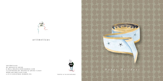 Aritmeticas Holiday Greeting Card designed by Mauricio Arias