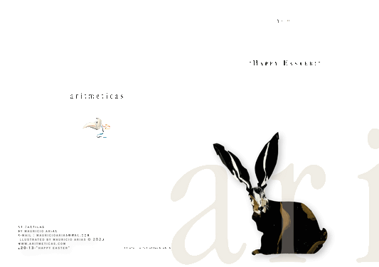L20-13 " HAPPY EASTER"