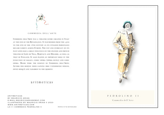 L3-11 PEDROLINO II | Pack of 12 Greeting Cards