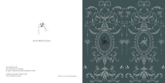 Aritmeticas Greeting Card "Versailles" ~ designed by Mauricio Arias
