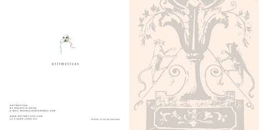 Aritmeticas Greeting Card "Saar Card 001" ~ designed by Mauricio Arias