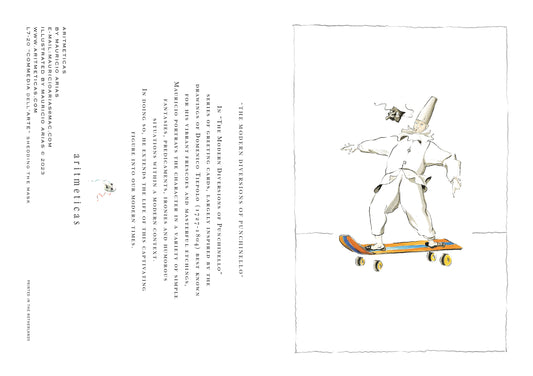 Aritmeticas Greeting Card "Shedding the mask" ~ designed by Mauricio Arias